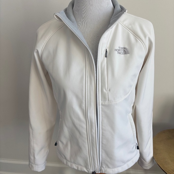 The North Face White Jacket Apex Bionic Zip-Up Small - Picture 2 of 7